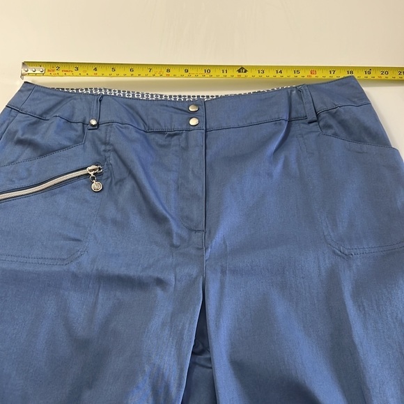ORLY Blue Golf Shorts NWT - Picture 5 of 12